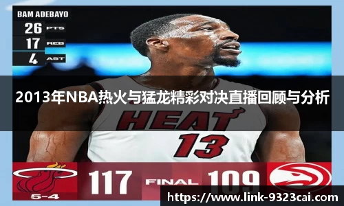 2013年NBA热火与猛龙精彩对决直播回顾与分析