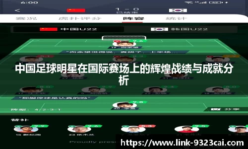 中国足球明星在国际赛场上的辉煌战绩与成就分析